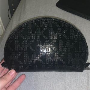 Michael Kors Patent Leather Black Makeup Bag